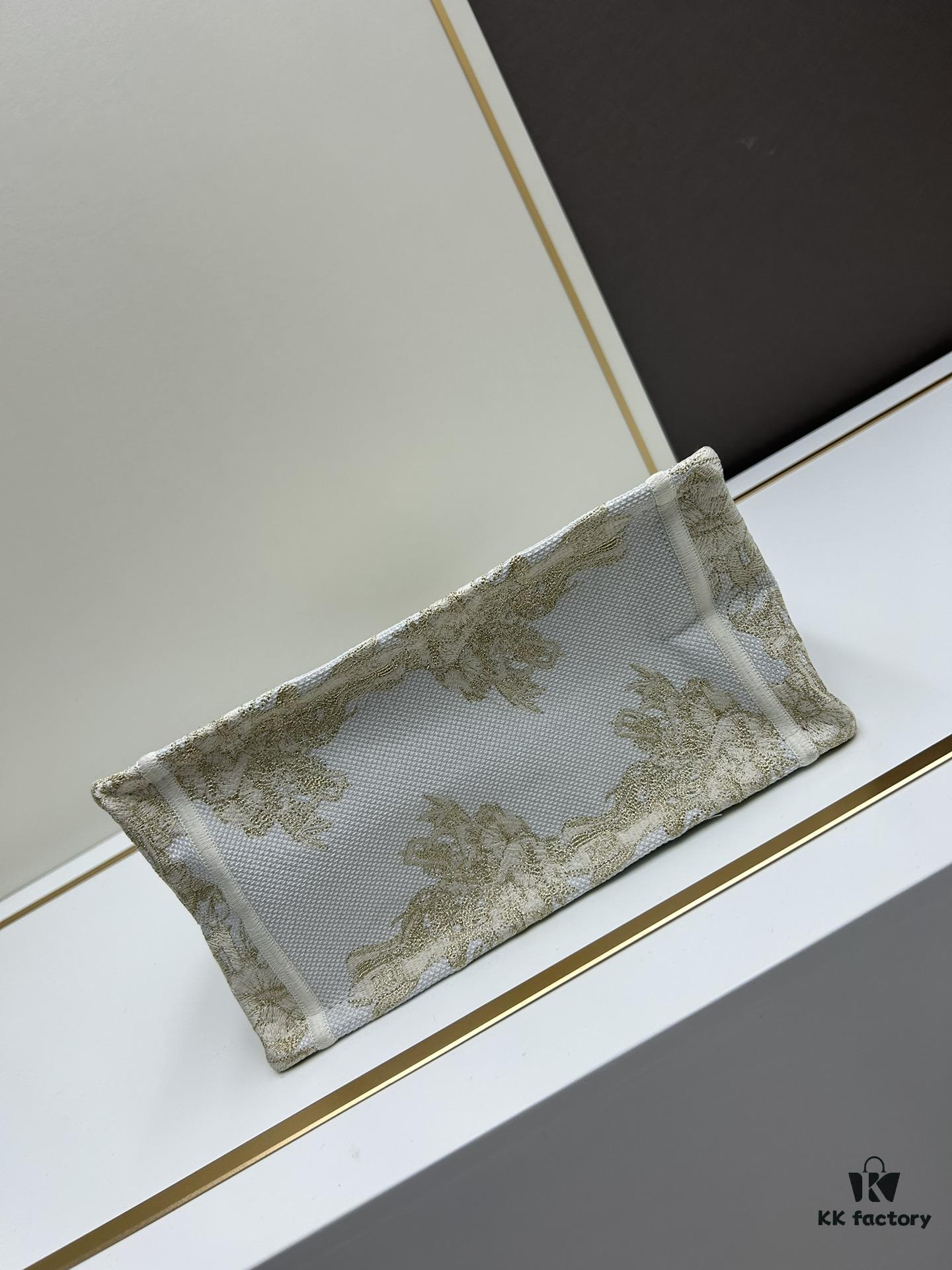 Book Tote Bag with Embroidered Small Size 26.5cm