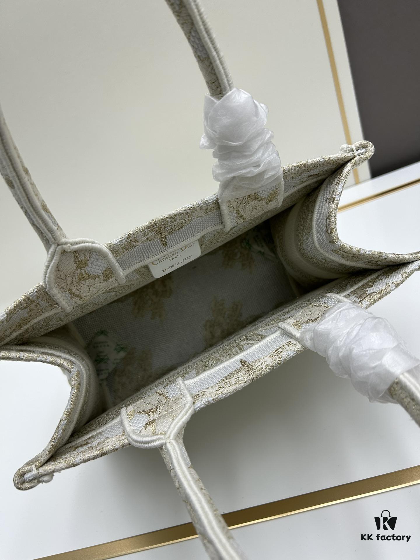 Book Tote Bag with Embroidered Small Size 26.5cm