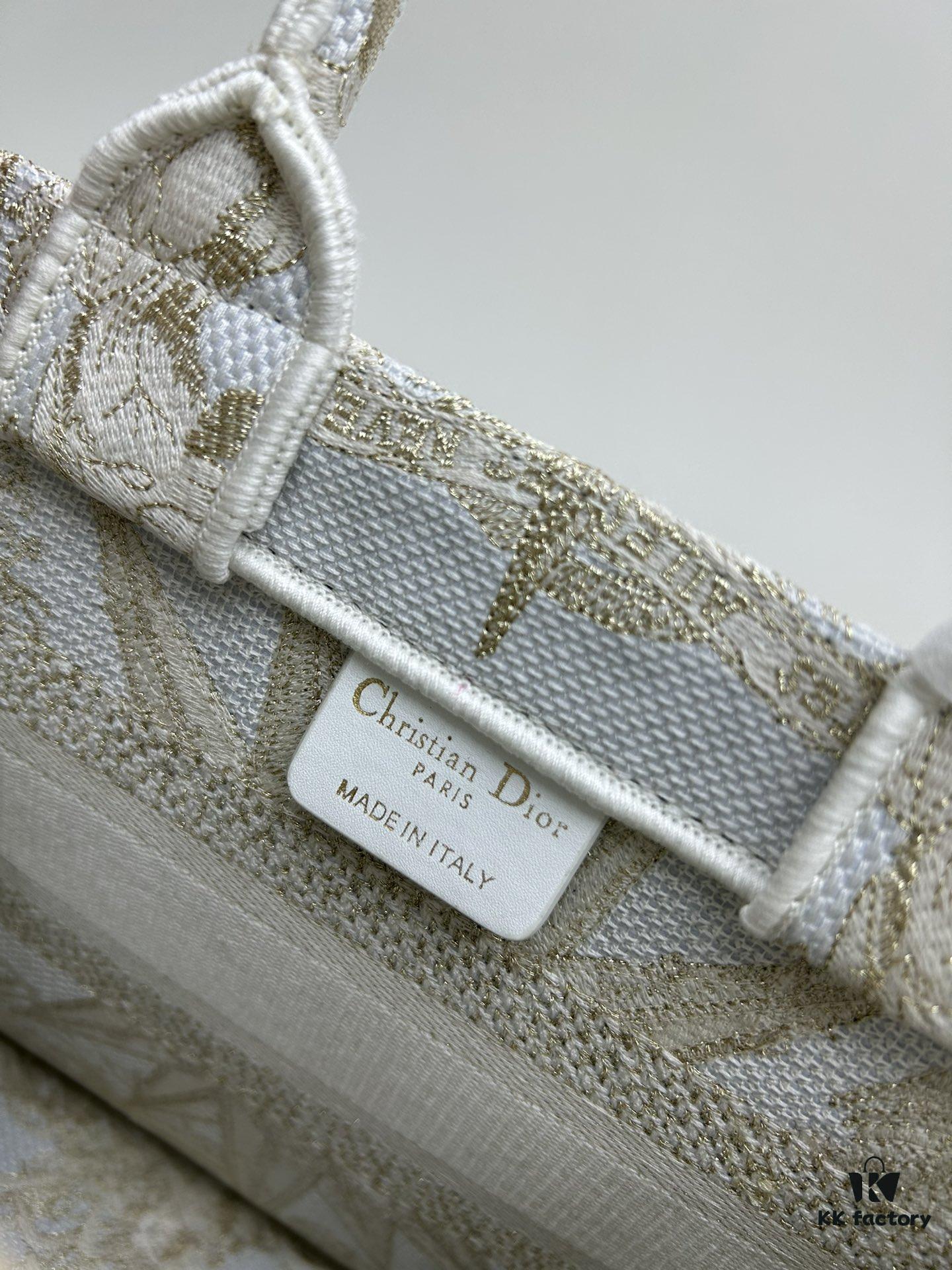 Book Tote Bag with Embroidered Small Size 26.5cm