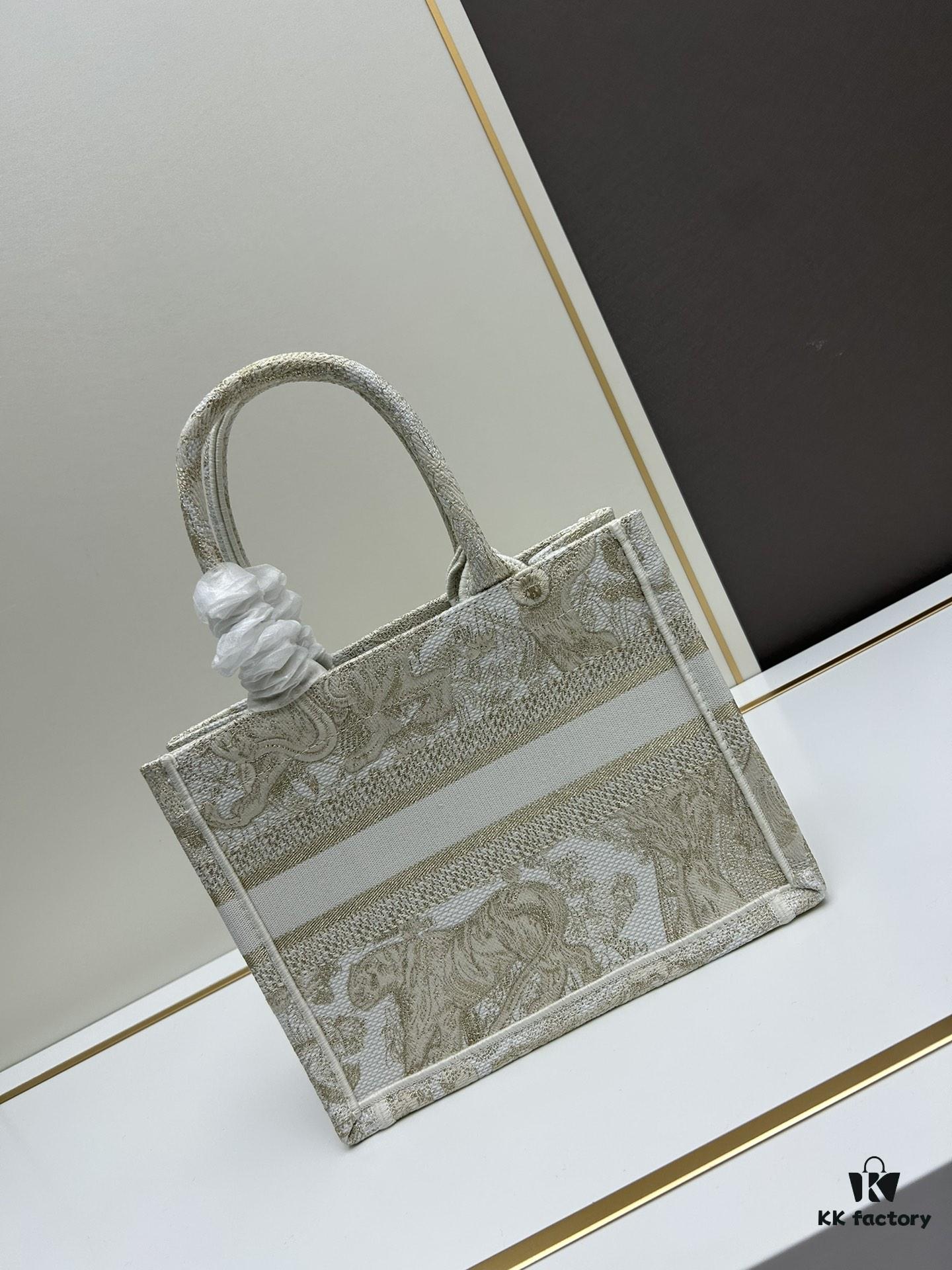 Book Tote Bag with Embroidered Small Size 26.5cm