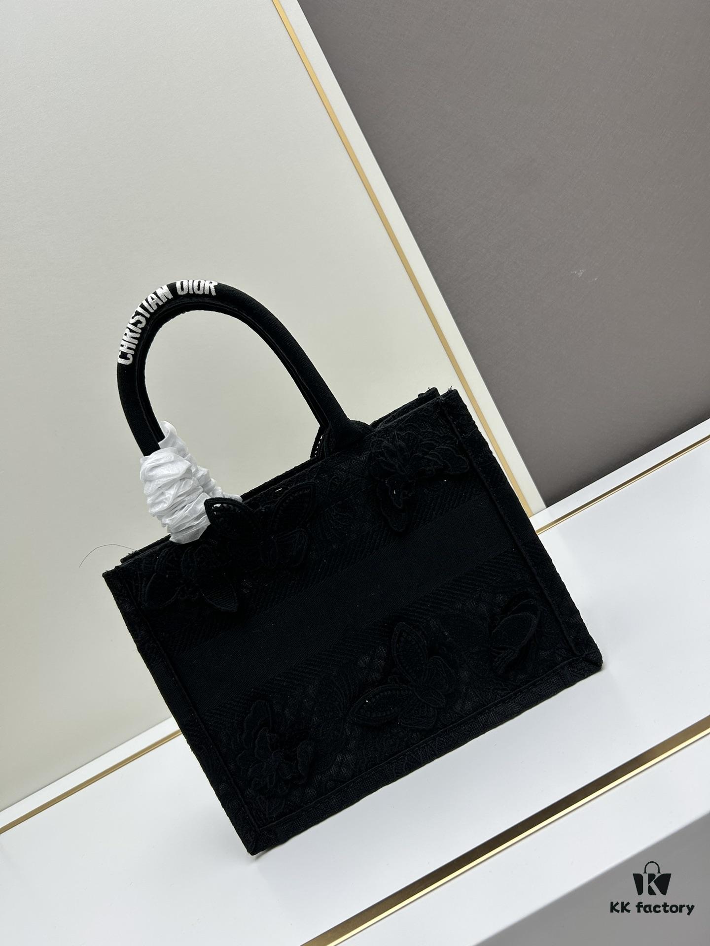 Book Tote Bag with Embroidered Small Size 26.5cm