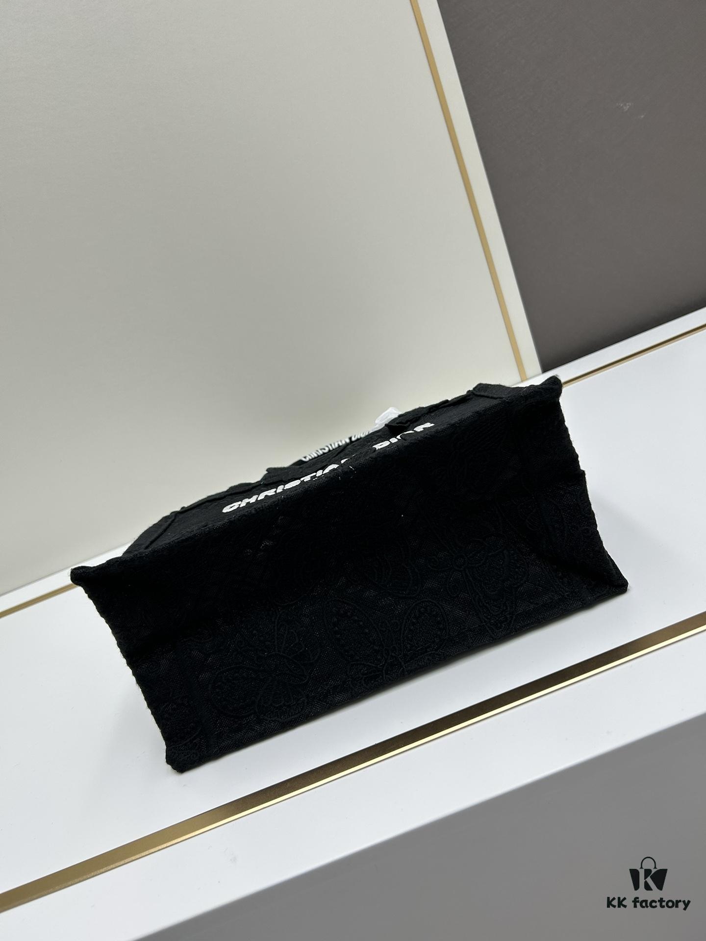 Book Tote Bag with Embroidered Small Size 26.5cm