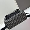 Dior 8 Backpack in Beige and Black Oblique Print