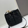 Full Leather Blue Cloth Dior Nolita Handbag from the 2024 Autumn Ready-to-Wear Collection