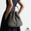 Full Leather Blue Cloth Dior Nolita Handbag from the 2024 Fall Collection