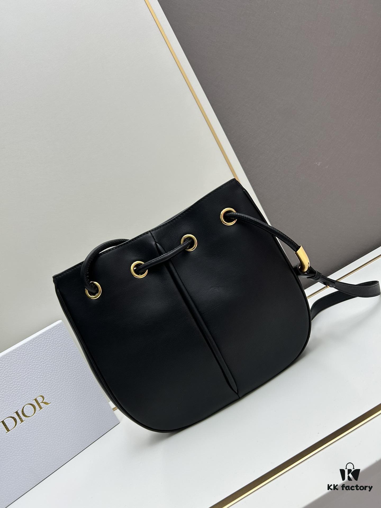 Full Leather Blue Cloth Dior Nolita Handbag from the 2024 Autumn Ready-to-Wear Collection