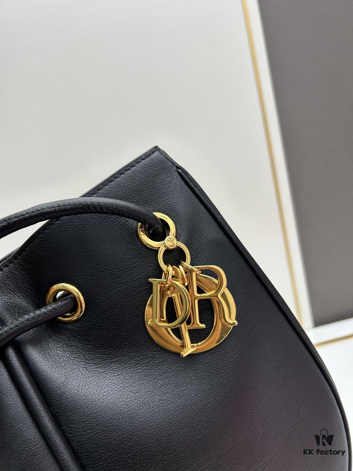 Full Leather Blue Cloth Dior Nolita Handbag from the 2024 Autumn Ready-to-Wear Collection