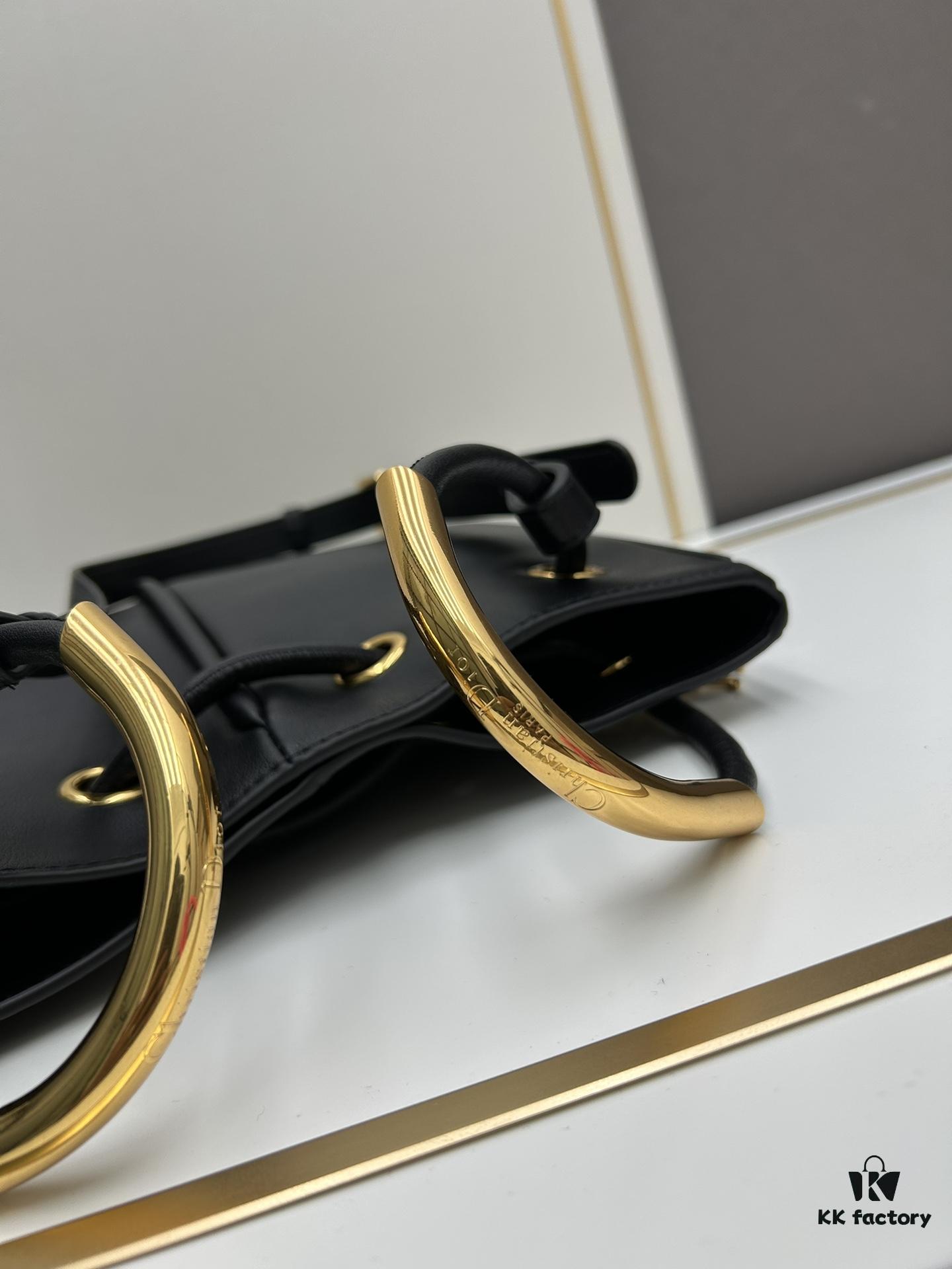 Full Leather Blue Cloth Dior Nolita Handbag from the 2024 Autumn Ready-to-Wear Collection