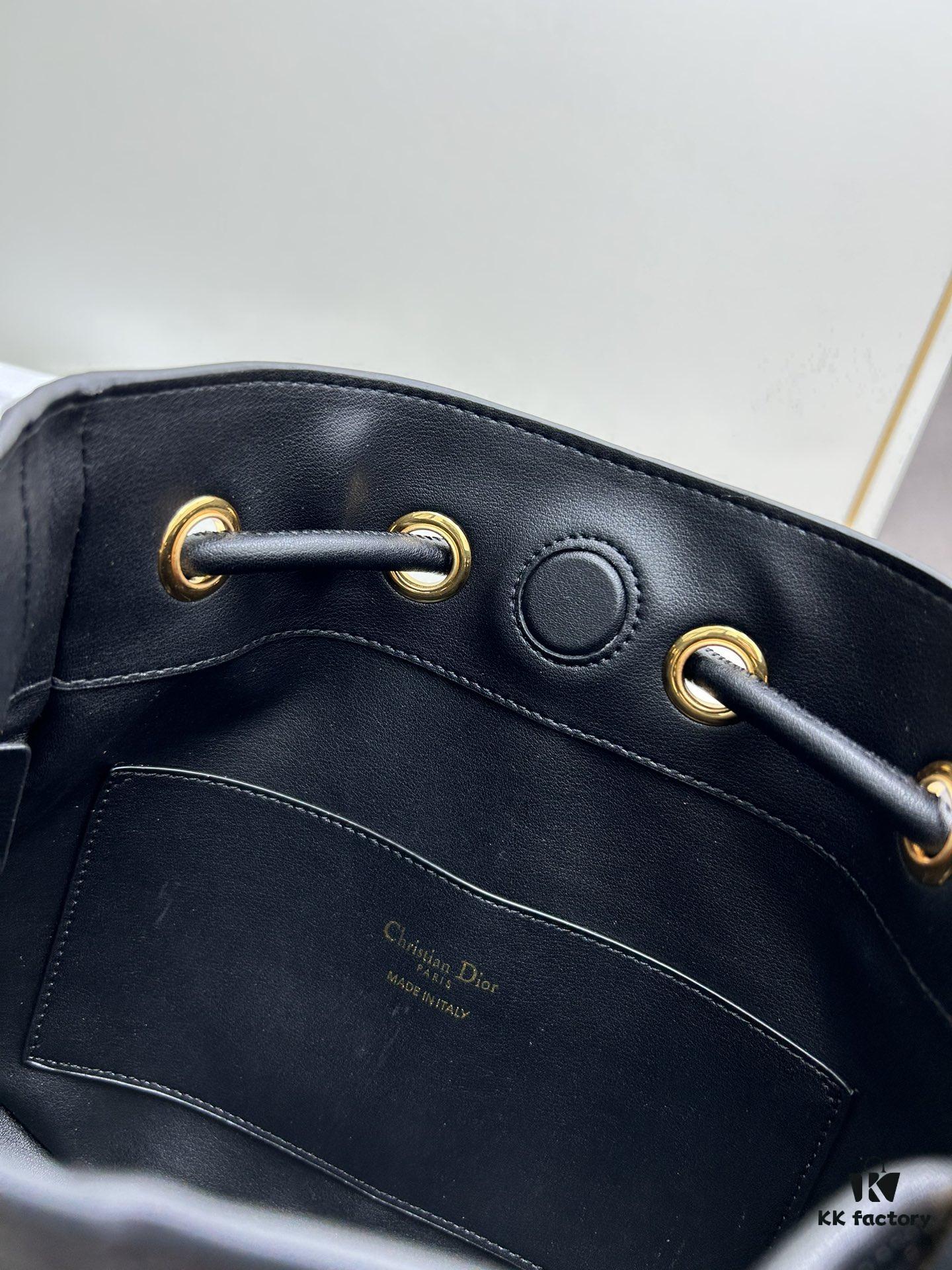 Full Leather Blue Cloth Dior Nolita Handbag from the 2024 Autumn Ready-to-Wear Collection
