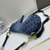 Latest Denim Style, Hot Sale   ️ ️ Large Size 【♥️Dior Saddle Monogram Thin Strap Palm Grain Series】【With Retail Box 🎁】