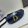 Latest Denim Style, Hot Sale   ️ ️ Large Size 【♥️Dior Saddle Monogram Thin Strap Palm Grain Series】【With Retail Box 🎁】