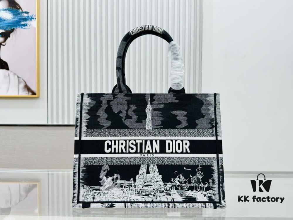 Thick Yarn Heavy Fabric Original Order Medium Size [Dior Book Tote]