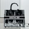 Oversized Original Order Thick Yarn Fabric Dior Book Tote