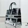 Oversized Original Order Thick Yarn Fabric Dior Book Tote