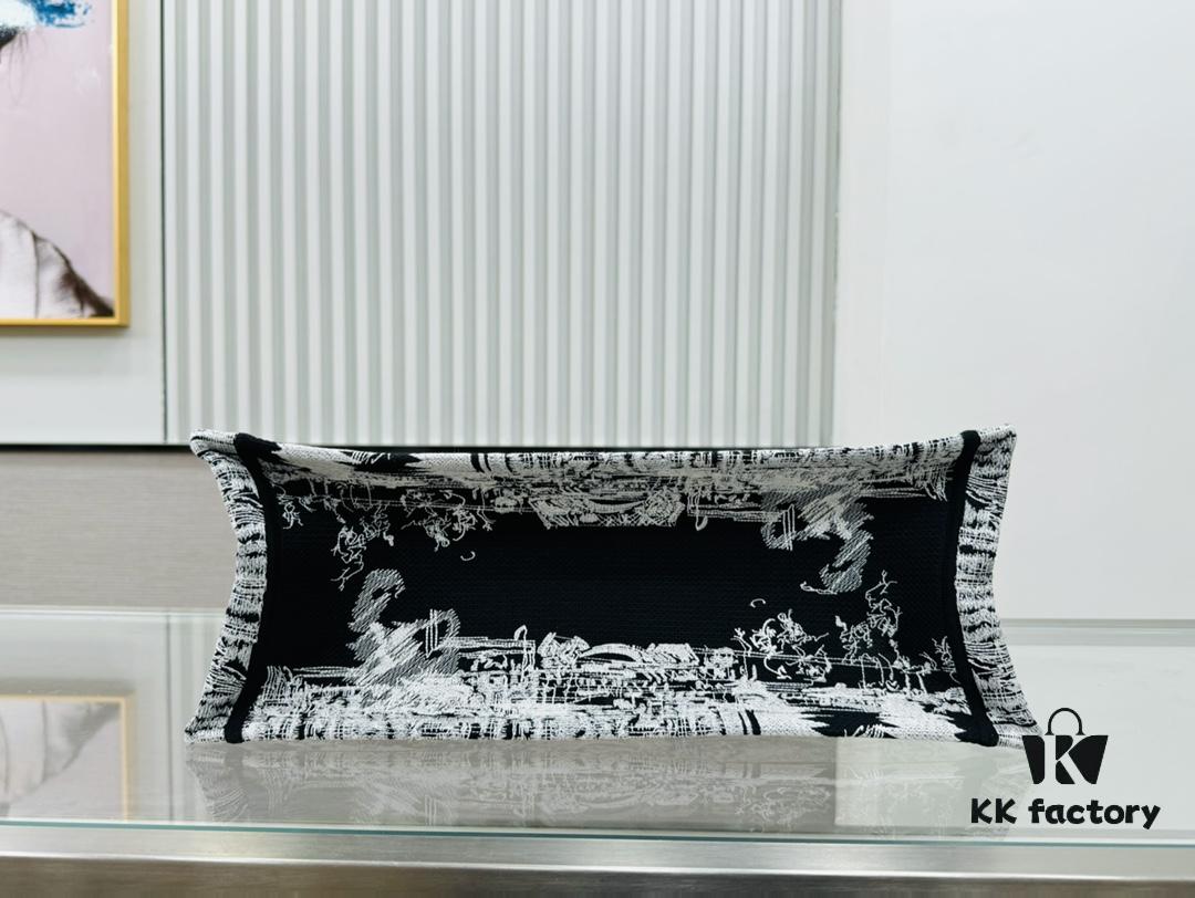 Oversized Original Order Thick Yarn Fabric Dior Book Tote