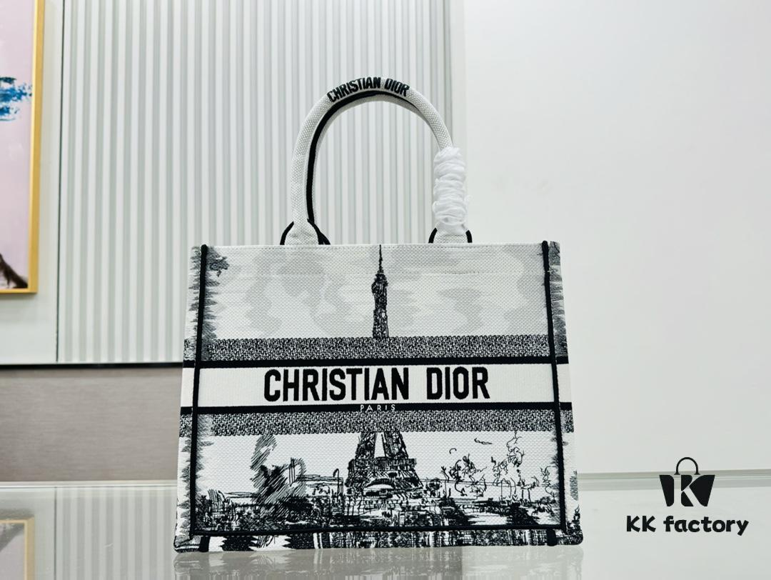 Thick Yarn Heavy Fabric Original Order Medium Size [Dior Book Tote]