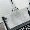 Original Surplus Stock Medium Di0r Book Tote in Thick, Heavy-Gauge Fabric