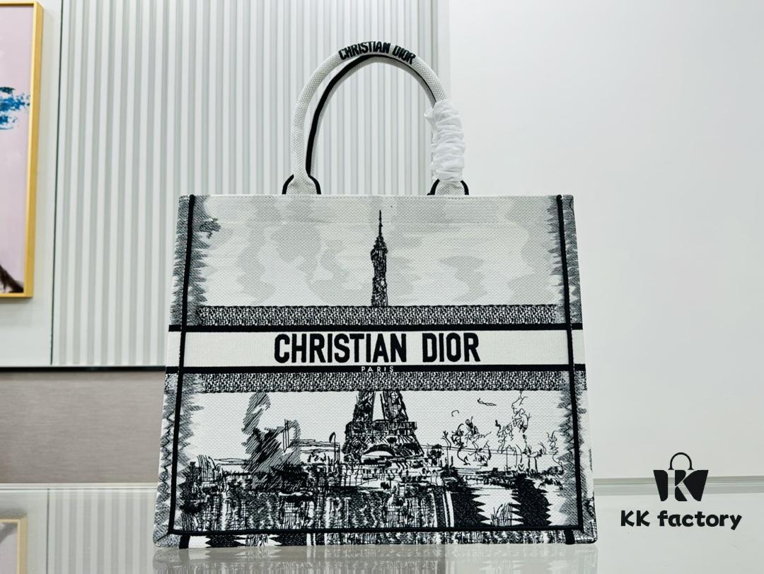 Thick Stitching, Heavy Fabric Original Order Large Size [Dior Book Tote]