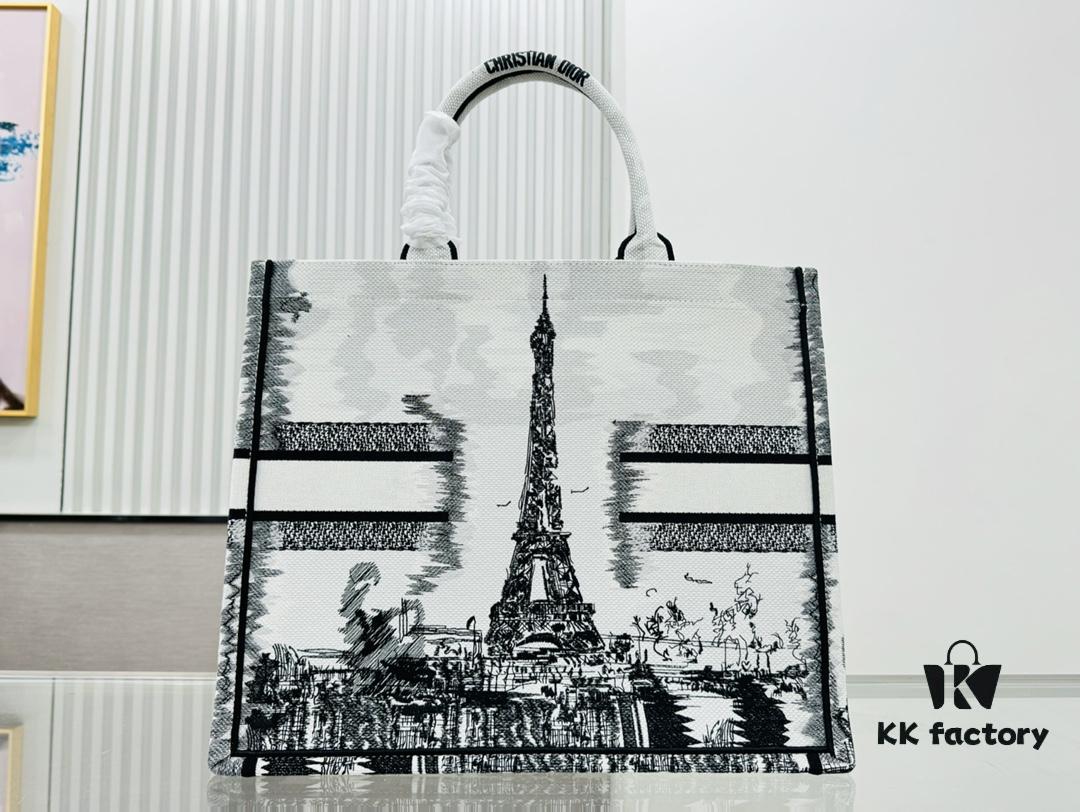 Thick Stitching, Heavy Fabric Original Order Large Size Di0r Book Tote