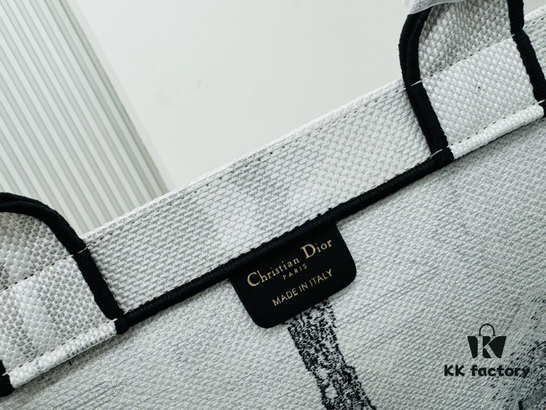 Thick Stitching, Heavy Fabric Original Order Large Size Di0r Book Tote