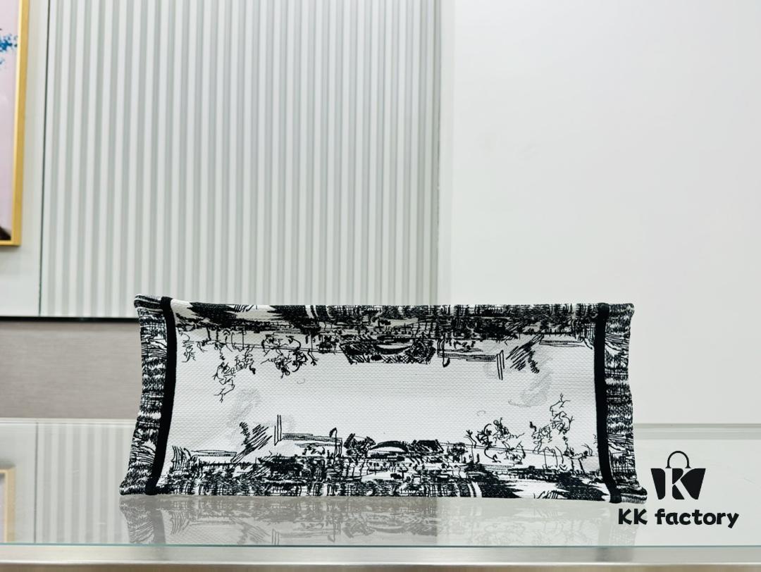 Thick Stitching, Heavy Fabric Original Order Large Size Di0r Book Tote