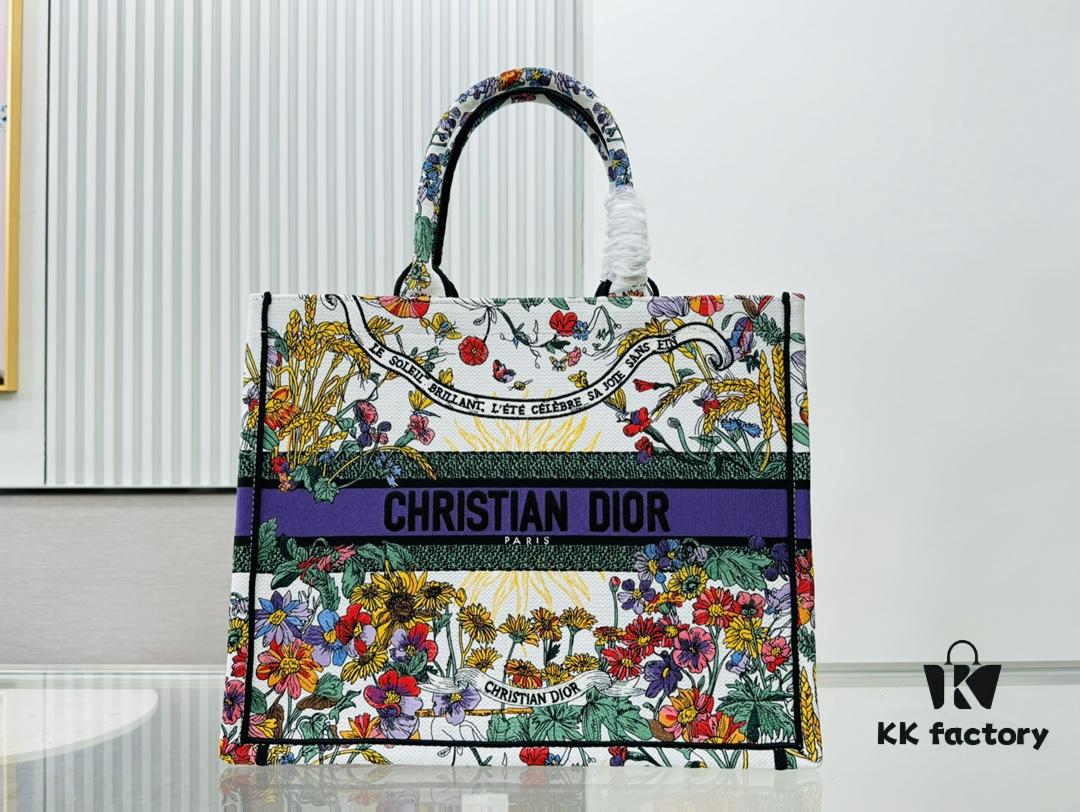 Dior Book Tote Large Size, Original Order, Thick Yarn Heavy Fabric