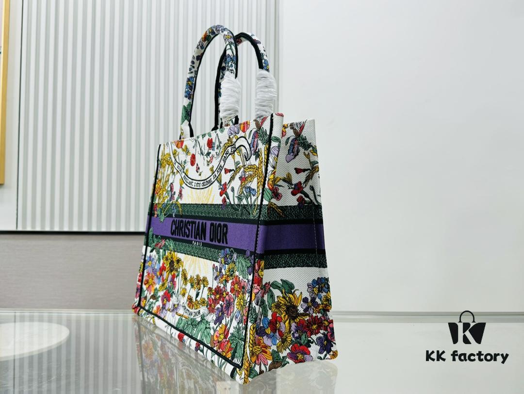 Oversized Original Order Thick Yarn Fabric Dior Book Tote