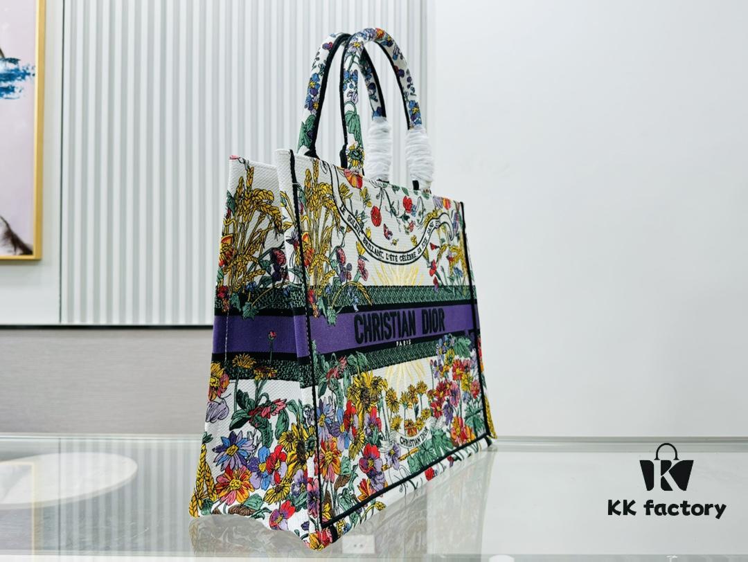 Oversized Original Order Thick Yarn Fabric Dior Book Tote