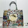 Oversized Original Order Thick Yarn Fabric Dior Book Tote