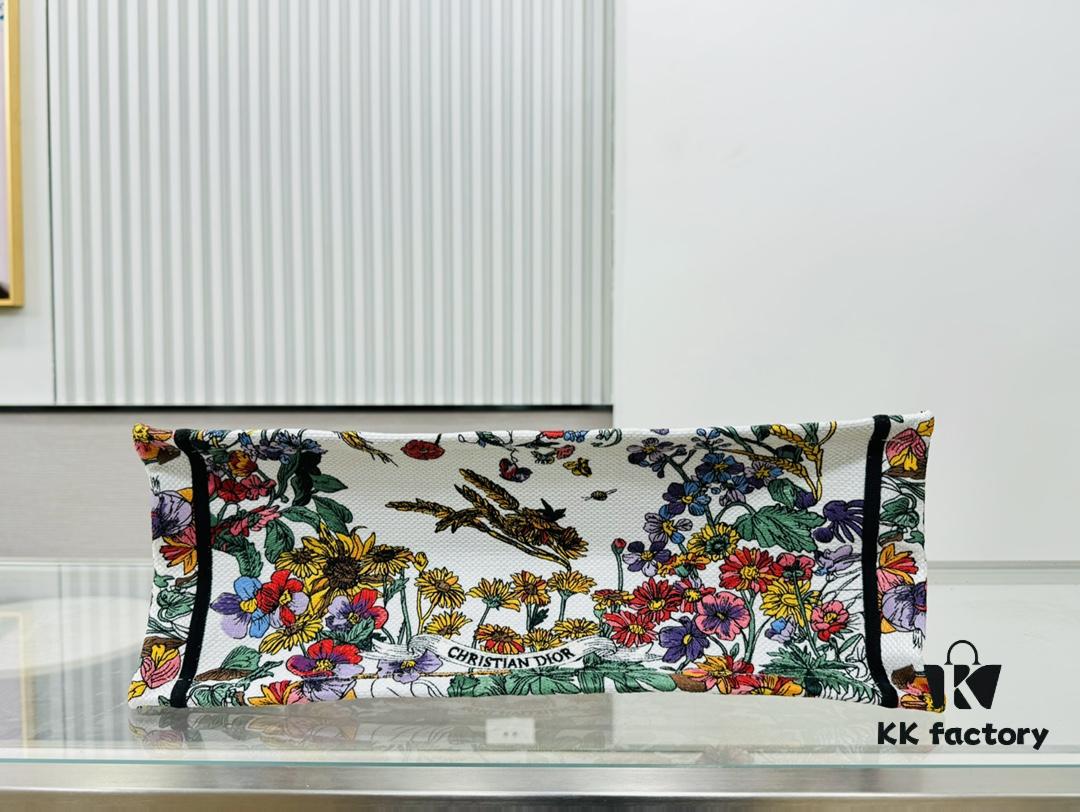 Oversized Original Order Thick Yarn Fabric Dior Book Tote