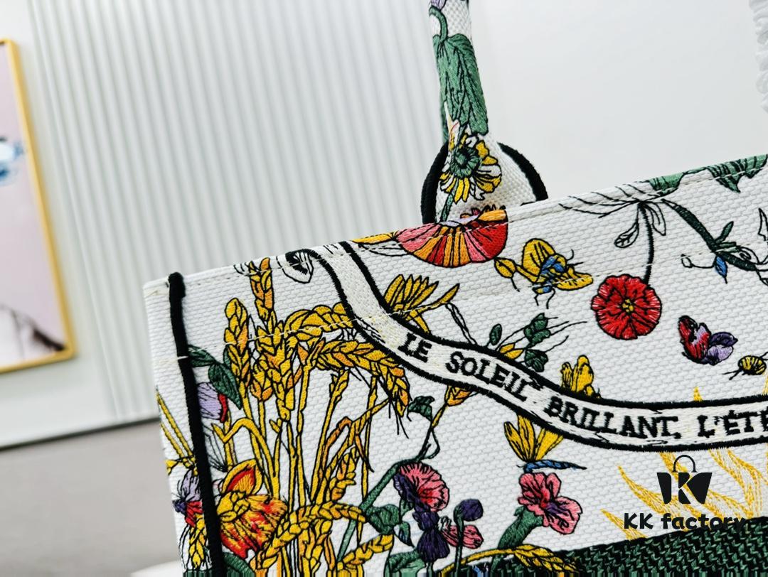 Oversized Original Order Thick Yarn Fabric Dior Book Tote