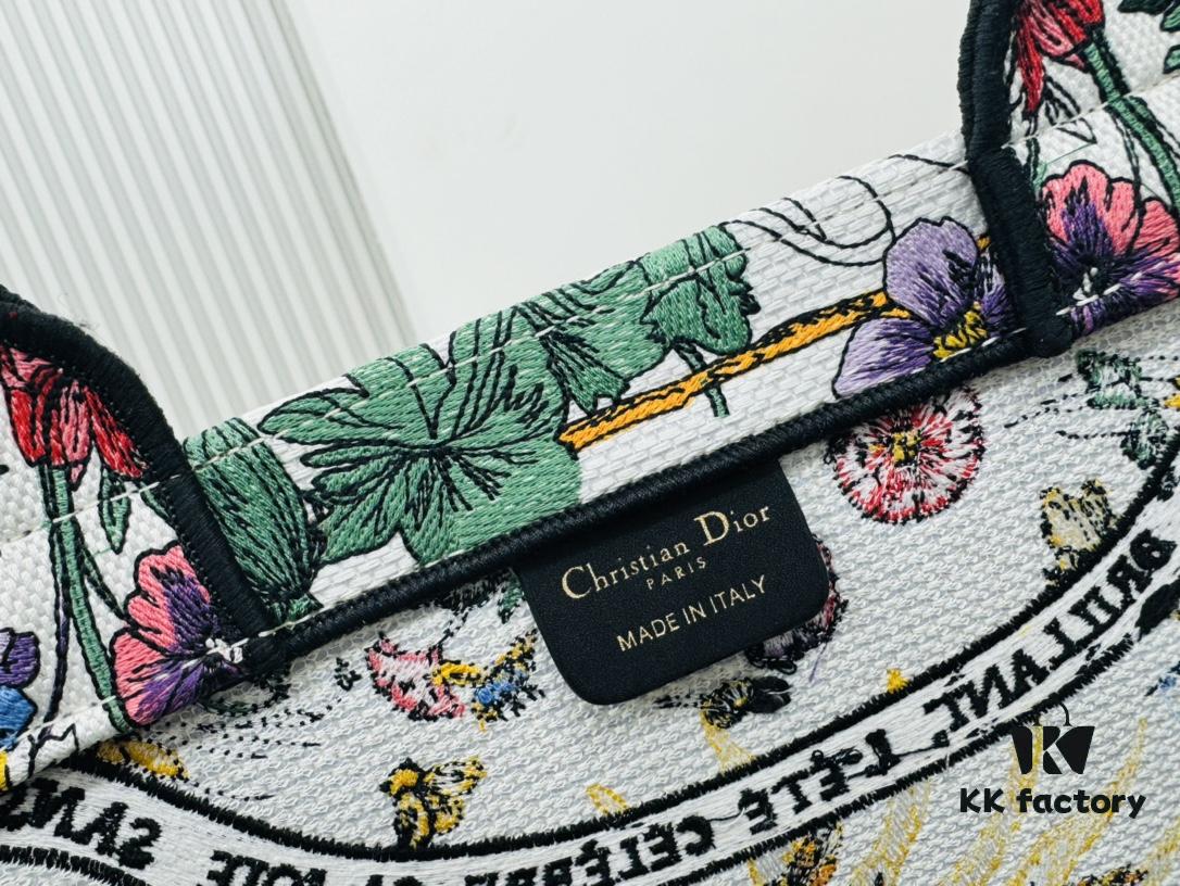 Oversized Original Order Thick Yarn Fabric Dior Book Tote