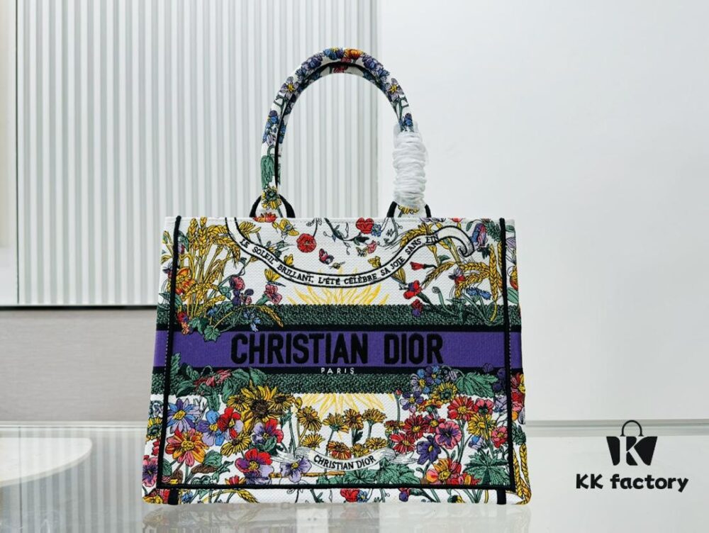 Thick Thread, Heavy Fabric Original Order Medium Di0r Book Tote