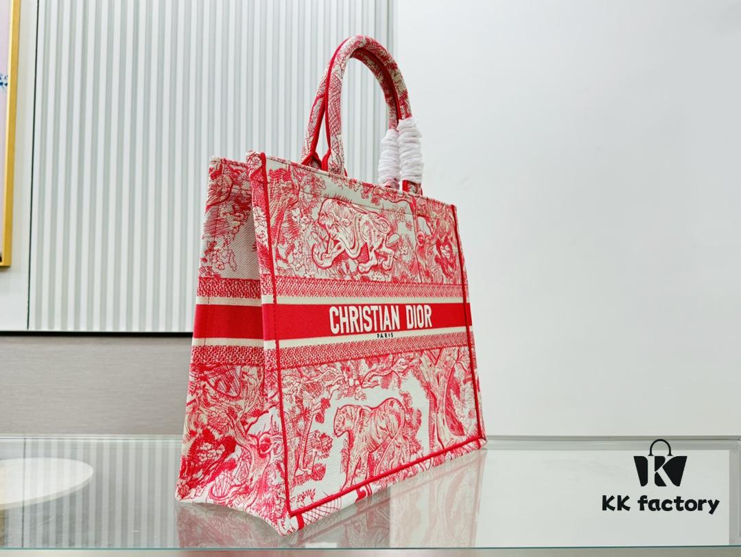 Thick Canvas Original Order Large Size Di0r Book Tote