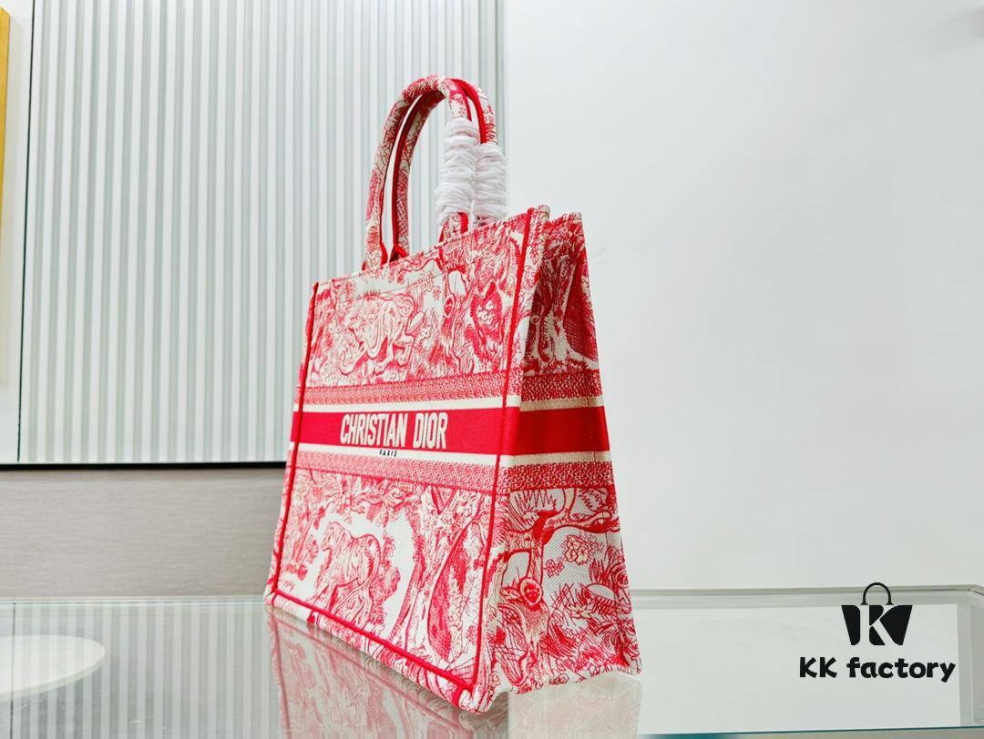 Thick Canvas Original Order Large Size Di0r Book Tote