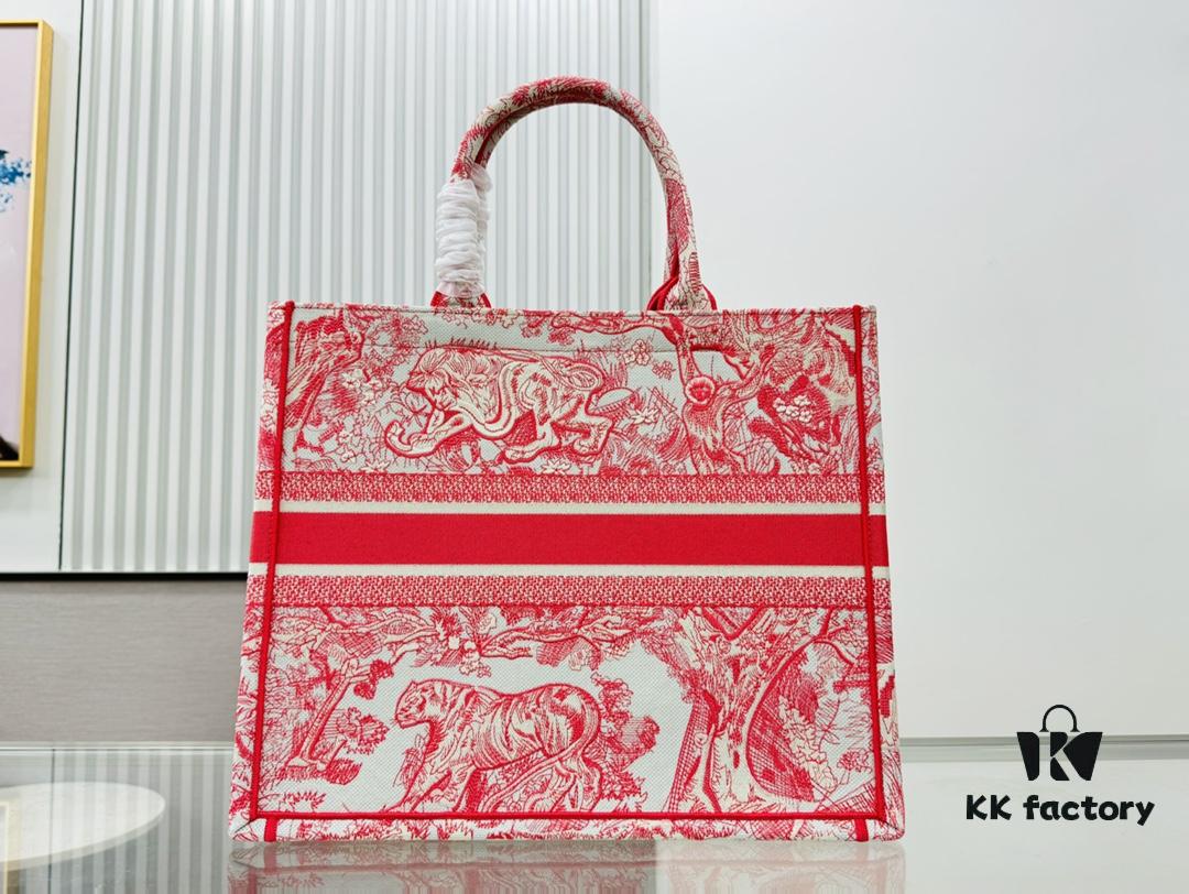 Thick Canvas Original Order Large Size Di0r Book Tote