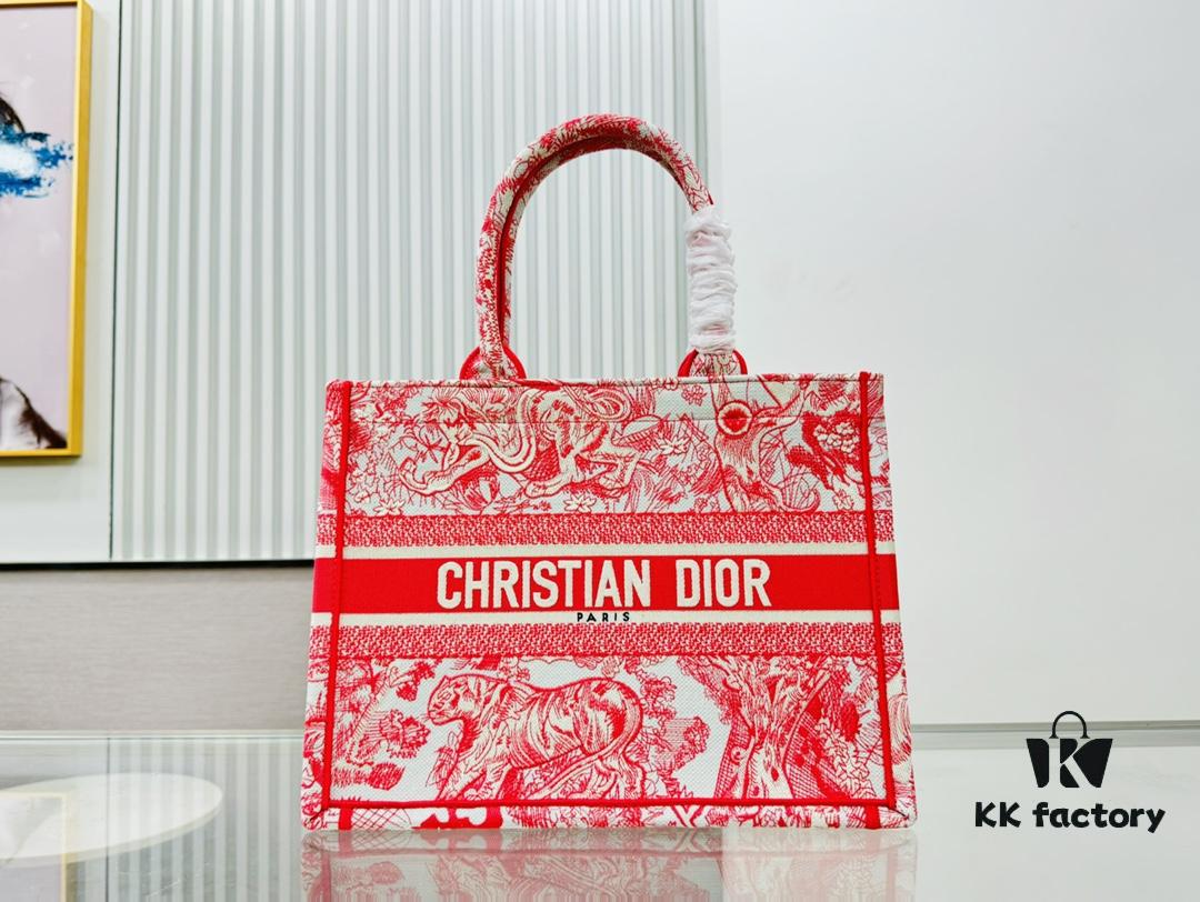 Thick Stitching, Heavy Fabric, Original Order Medium Size [Dior Book Tote]