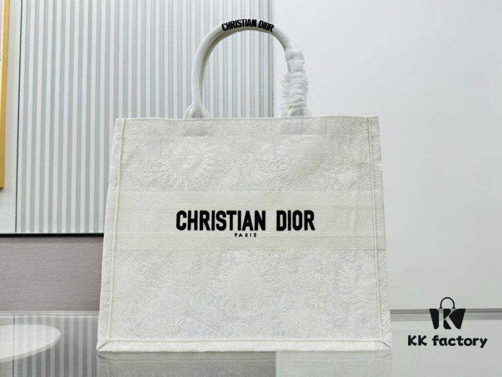 Original Order Thick Yarn Heavy Fabric Large Size Di0r Book Tote