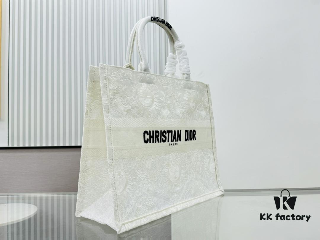 Original Order Thick Yarn Heavy Fabric Large Size Di0r Book Tote