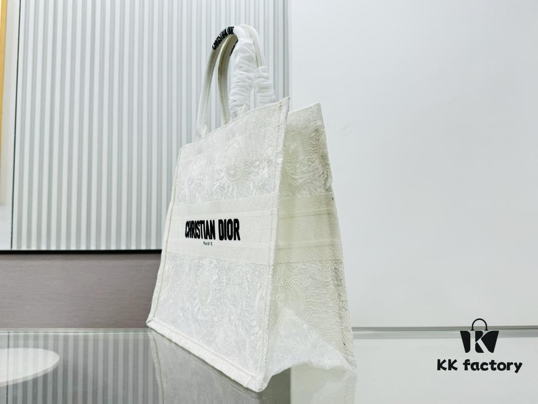 Original Order Thick Yarn Heavy Fabric Large Size Di0r Book Tote