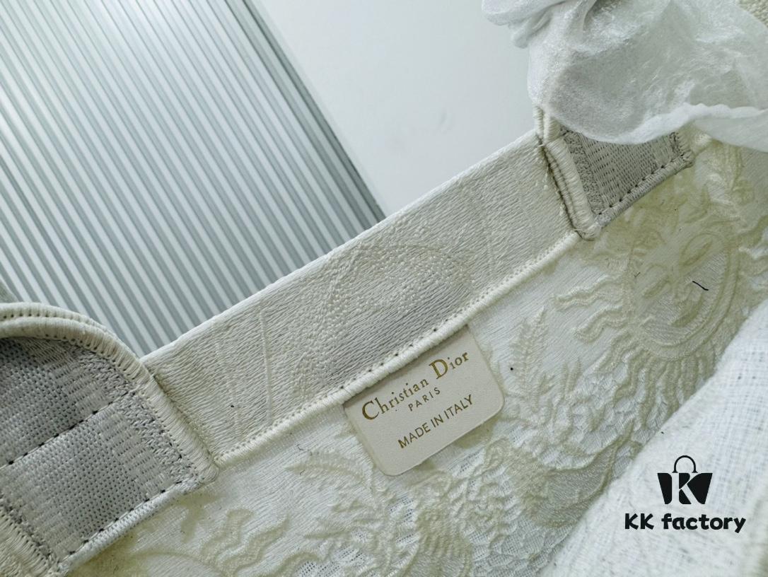 Original Order Thick Yarn Heavy Fabric Large Size Di0r Book Tote