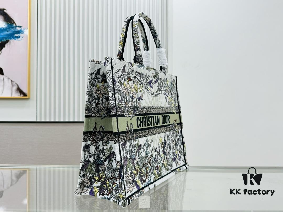 Vintage-style Oversized Dior Book Tote in Thick, Heavyweight Fabric – Original Surplus Stock