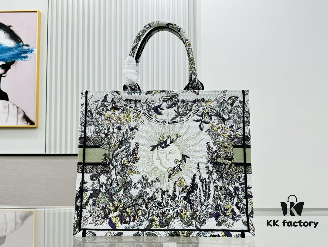 Vintage-style Oversized Dior Book Tote in Thick, Heavyweight Fabric – Original Surplus Stock