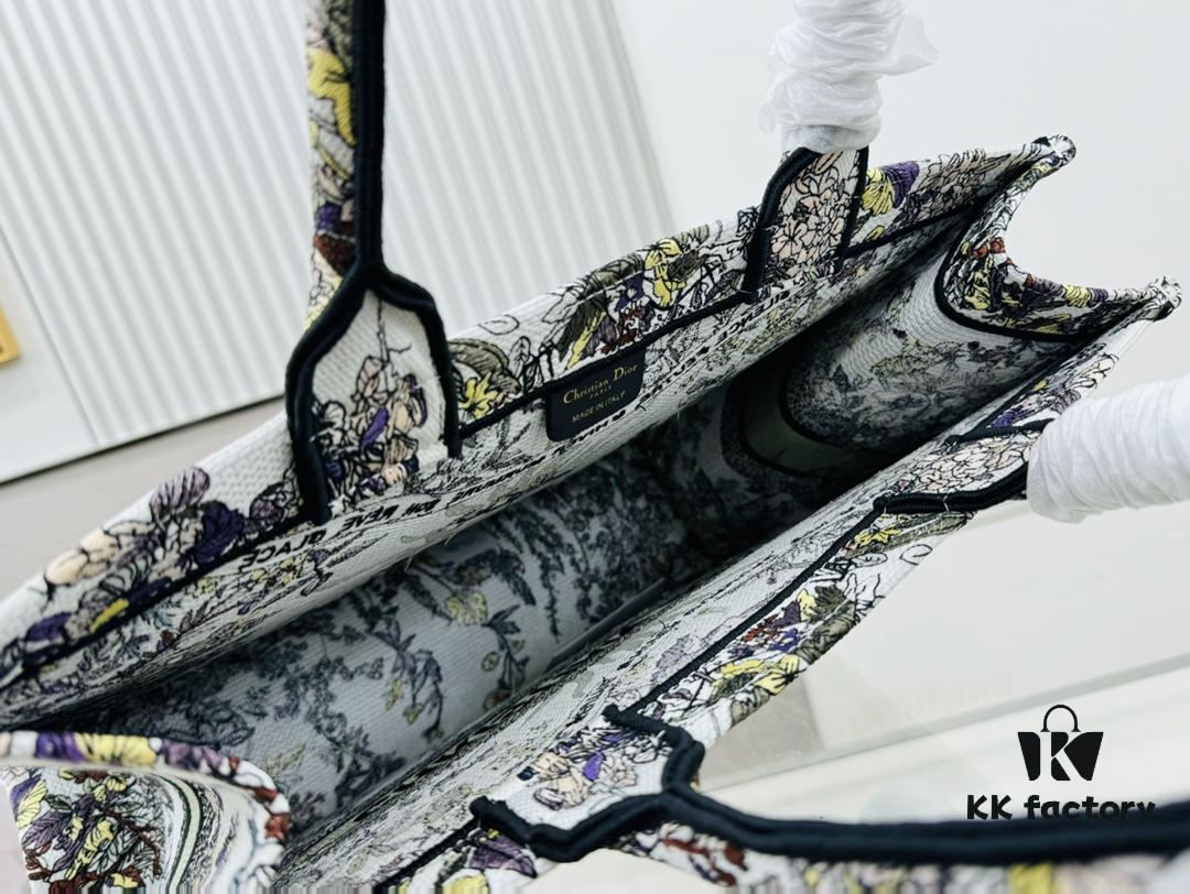 Vintage-style Oversized Dior Book Tote in Thick, Heavyweight Fabric – Original Surplus Stock