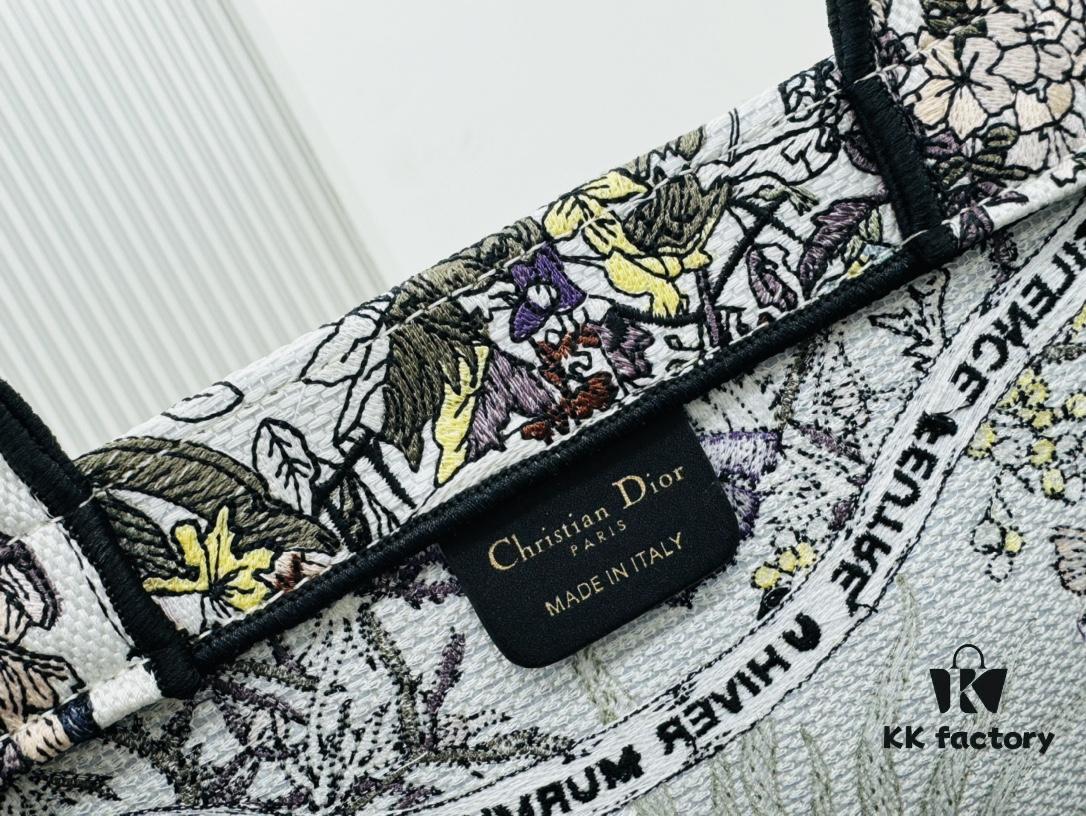 Vintage-style Oversized Dior Book Tote in Thick, Heavyweight Fabric – Original Surplus Stock