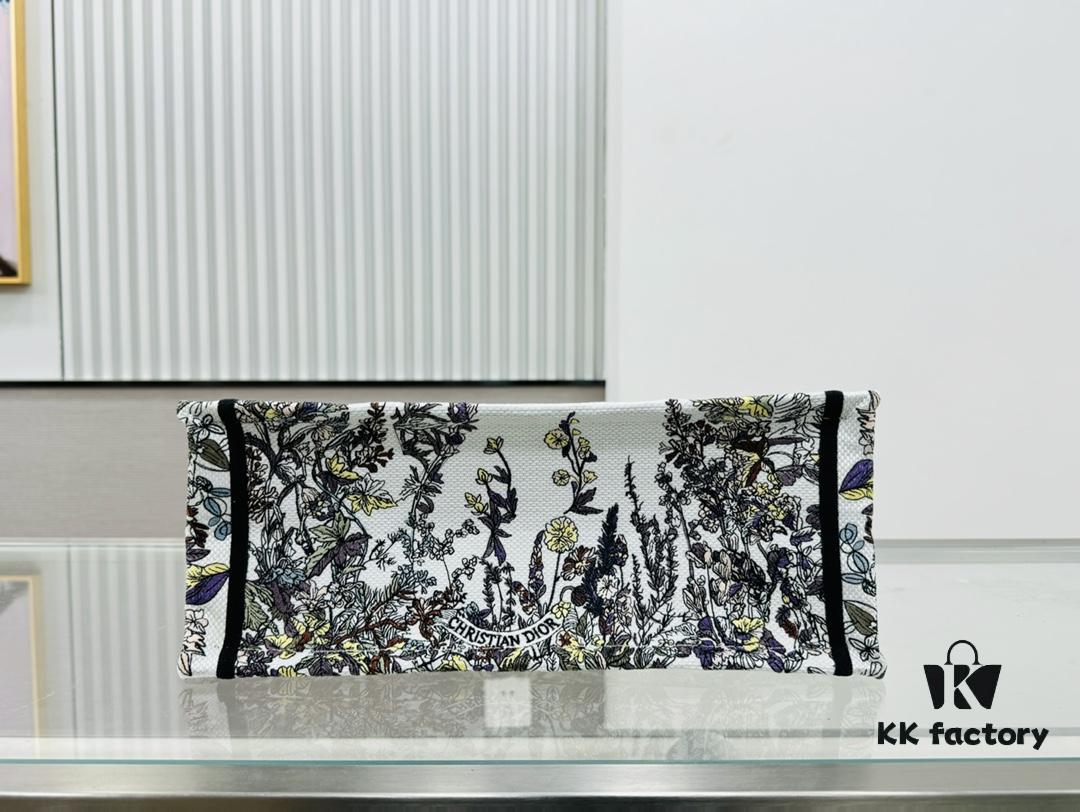 Medium 'Dior Book Tote' Original Order, Thick Yarn Fabric