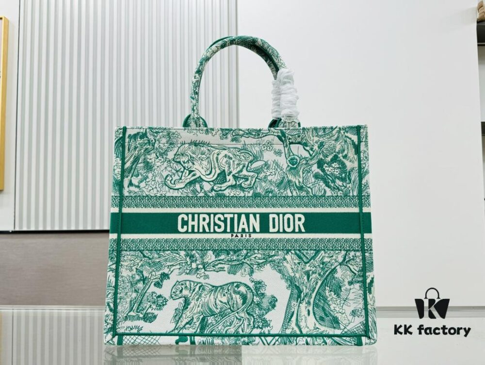 Oversized Original Order Thick Yarn Fabric Dior Book Tote