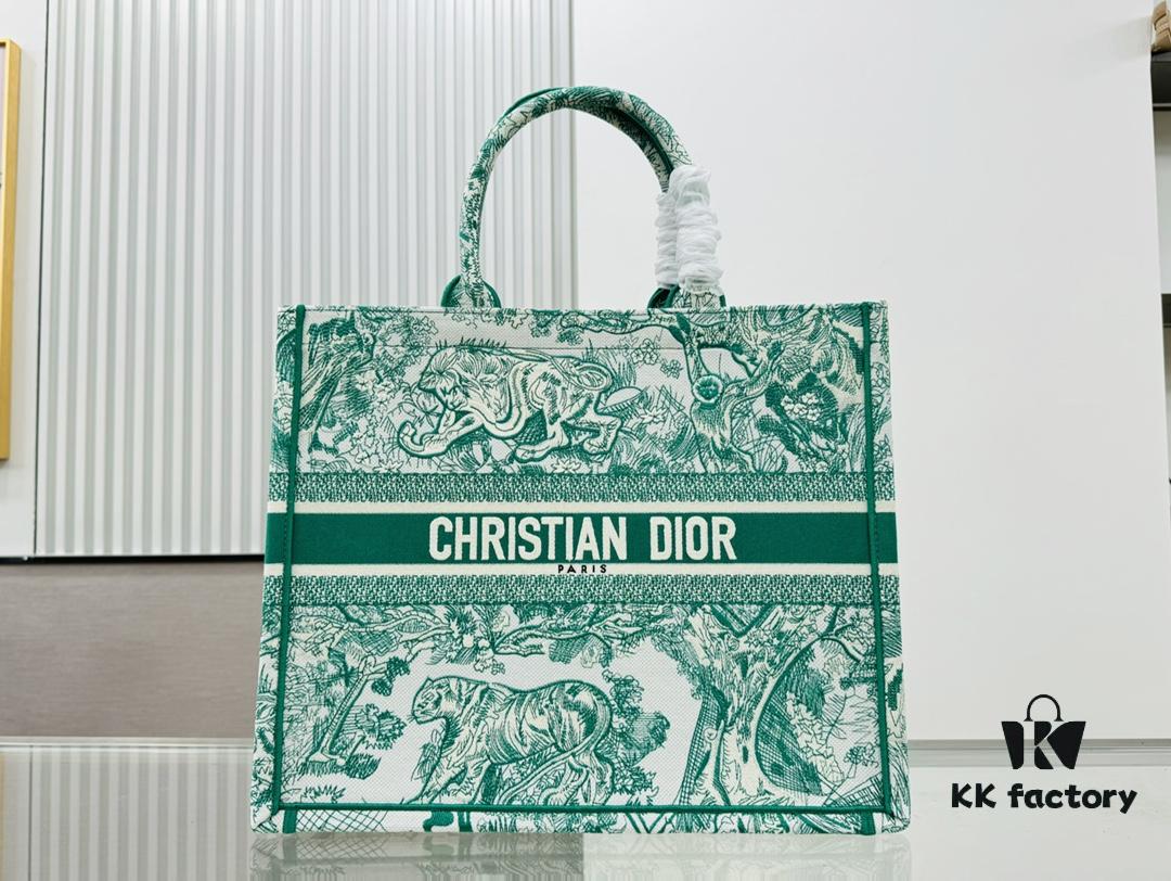 Oversized Original Order Thick Yarn Fabric Dior Book Tote