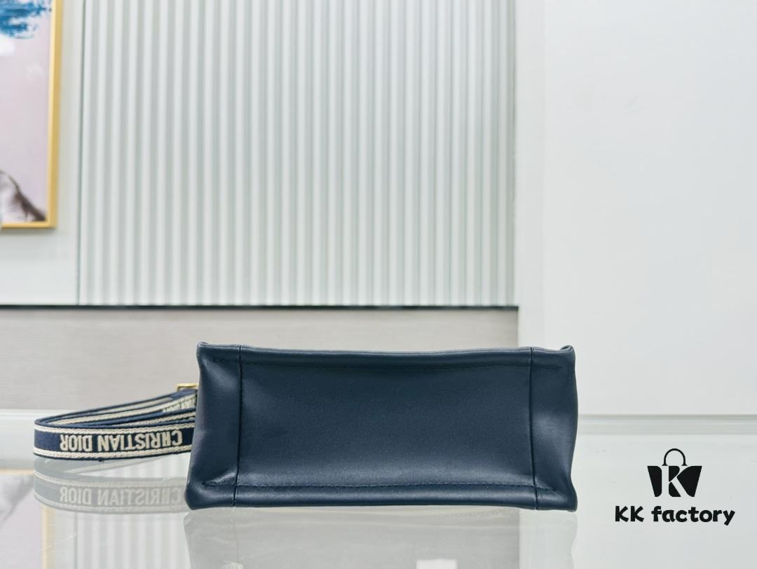 Dior Book Tote24 New Arrival Mini Size with Floral Blue Pattern