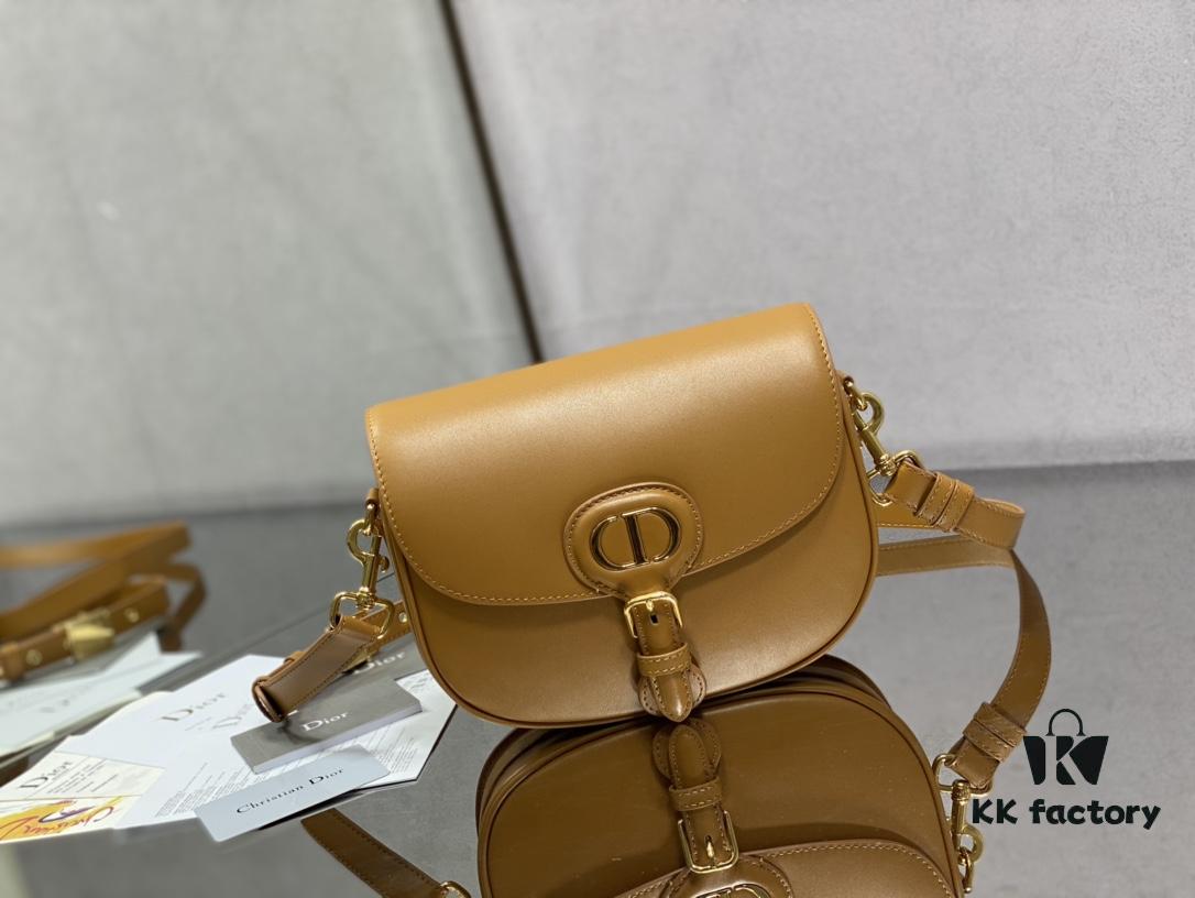 Medium Dior Bobby Handbag in Caramel Smooth Calfskin